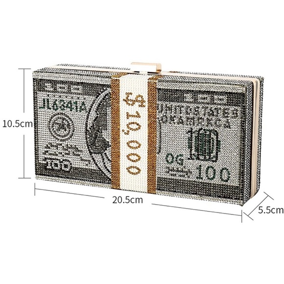 Money Stack Bling Purse - Picture 4 of 5